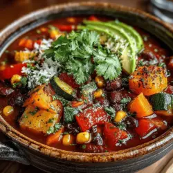 As the leaves change and the crisp air ushers in the autumn season, there is no better time to indulge in hearty, comforting meals that celebrate the bounty of nature. One such dish that perfectly encapsulates the essence of fall is the Autumn Harvest Crockpot Veggie Chili. This recipe not only warms the body but also nourishes the soul, making it an ideal choice for gatherings, family dinners, or simply enjoying a cozy night in.