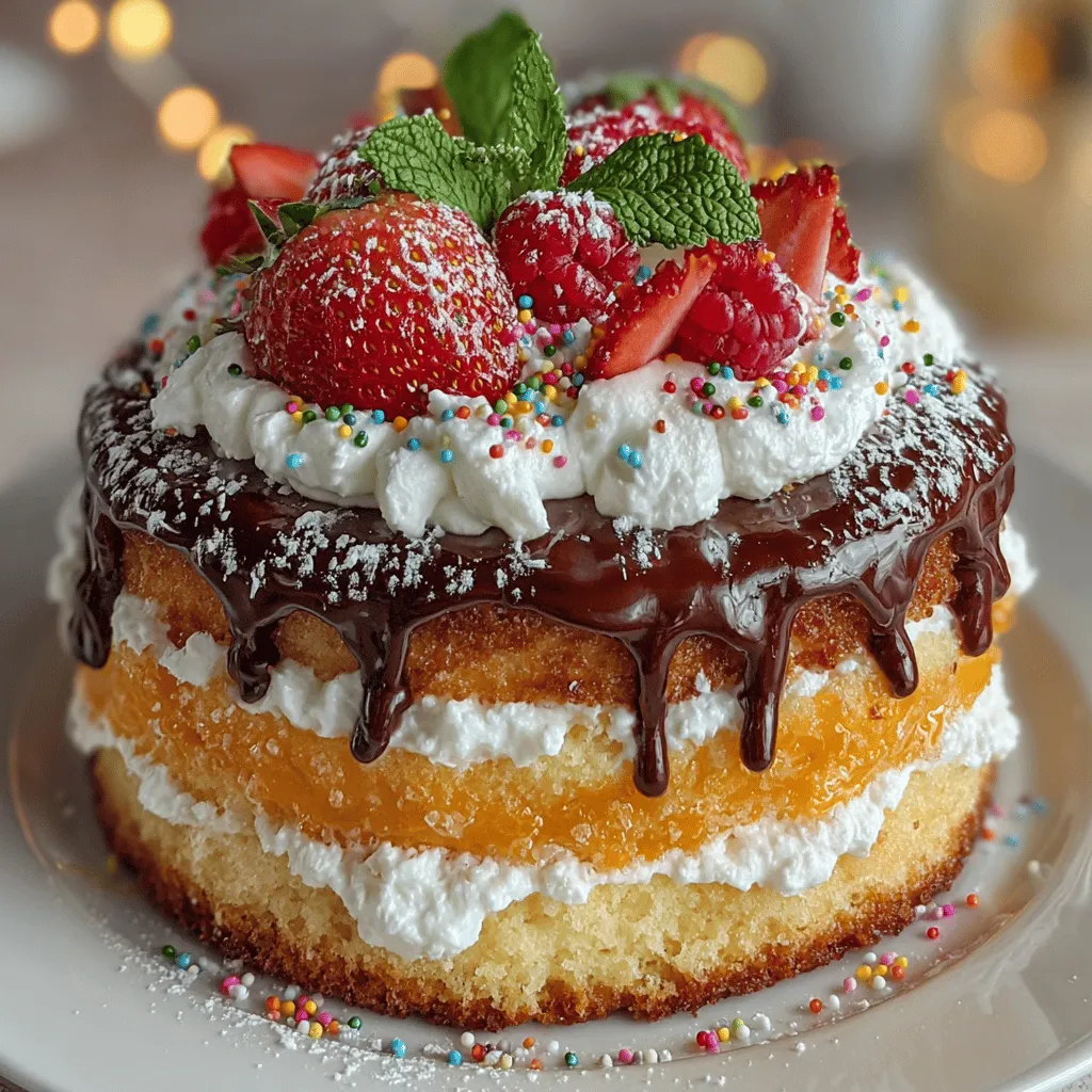 The Speedy Neapolitan Cake is a delightful treat that brings together the best of three classic flavors: vanilla, chocolate, and strawberry. This layered cake is not only a feast for the eyes, with its striking stripes of color, but it also offers a harmonious blend of tastes that can satisfy any sweet tooth. Whether you’re hosting a birthday party, celebrating an anniversary, or simply looking for a casual dessert to enjoy with family, this cake is a perfect choice.