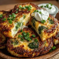 Cheesy Broccoli Mashed Potato Cakes: The Ultimate Comfort Food