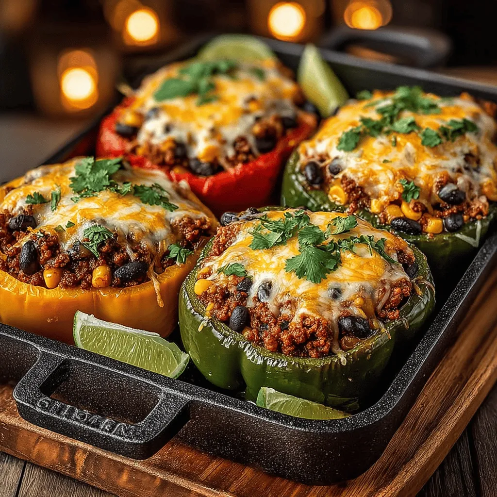 Before diving into the delicious process of making Mini Taco Rice Stuffed Peppers, it's crucial to preheat your oven to the right temperature. Preheating ensures that your dish cooks evenly, allowing the flavors to develop fully while maintaining the right texture. Set your oven to 375°F (190°C) to achieve a perfect bake. An adequately preheated oven will help the peppers soften without losing their vibrant color, giving you that appealing look and taste that makes this dish so irresistible.