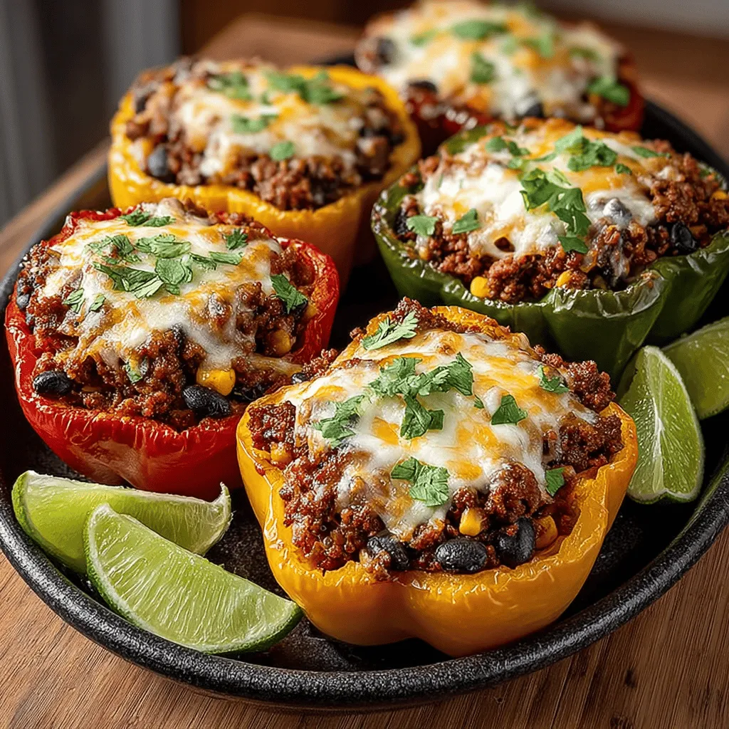 Before diving into the delicious process of making Mini Taco Rice Stuffed Peppers, it's crucial to preheat your oven to the right temperature. Preheating ensures that your dish cooks evenly, allowing the flavors to develop fully while maintaining the right texture. Set your oven to 375°F (190°C) to achieve a perfect bake. An adequately preheated oven will help the peppers soften without losing their vibrant color, giving you that appealing look and taste that makes this dish so irresistible.