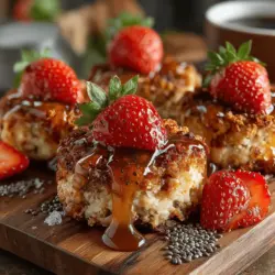 In the world of healthy snacks and breakfast options, the Strawberry Bliss Chia Oat Coins stand out as a delightful combination of flavor, nutrition, and convenience. These bite-sized treats are not only pleasing to the palate but also crafted from wholesome ingredients that contribute to a balanced diet. As more people seek nutritious alternatives to traditional snacks, the popularity of chia seeds and oats has soared, making them staples in health-conscious kitchens. This recipe beautifully merges these powerhouse ingredients with the natural sweetness of strawberries, creating a dish that is as satisfying as it is nourishing.