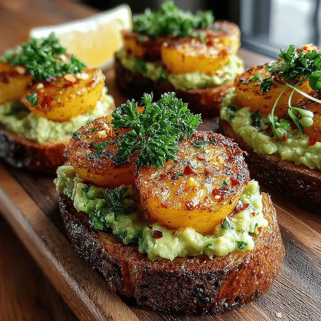 In recent years, avocado toast has solidified its status as a beloved staple in cafes and home kitchens alike, captivating the hearts and palates of food enthusiasts. Combining the creamy texture of ripe avocados with various toppings, this dish offers endless possibilities for customization. Among the many variations, Roasted Garlic Avocado Potato Toast stands out, not only for its unique flavor profile but also for its health benefits and versatility. Whether you’re looking for a nourishing breakfast, a satisfying brunch, or a light meal, this recipe is a remarkable choice that elevates the humble avocado toast to new heights.