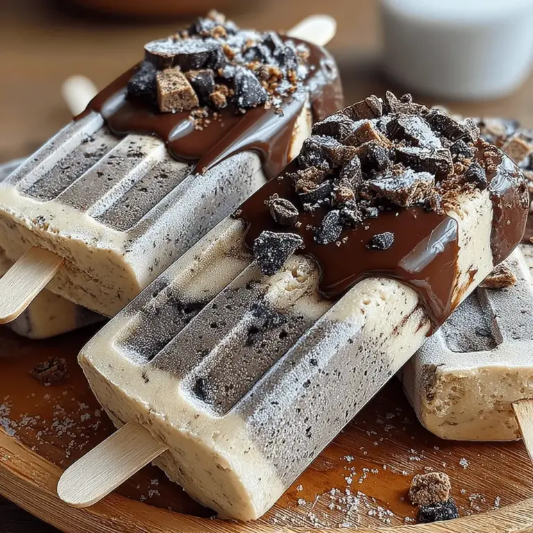 As the summer sun beats down, the search for a refreshing and nutritious snack becomes paramount. Enter the Frosty Mocha Bliss Protein Pudding Pops—an innovative treat that combines the smoothness of creamy Greek yogurt, the richness of chocolate, and the invigorating notes of coffee. Not only do these pudding pops tantalize your taste buds, but they also pack a hefty dose of protein, making them an ideal choice for fitness enthusiasts or anyone looking to indulge without the guilt.