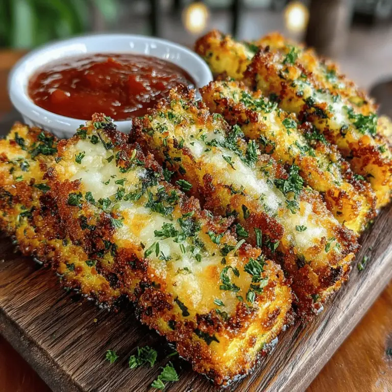 When it comes to snacking, the search for that perfect balance of flavor and health can often feel like a daunting task. Enter the Crispy Parmesan Crusted Zucchini Wedges—an exciting and satisfying solution for those who crave crunch without the guilt. These delectable bites combine the earthy sweetness of fresh zucchini with the rich, savory taste of Parmesan cheese, all enveloped in a perfectly crisp coating. This recipe not only highlights the versatility of zucchini but also caters to the growing demand for healthier snack alternatives that don’t skimp on flavor.