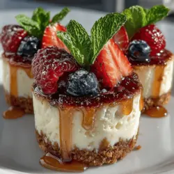To create a solid foundation for your Frozen Yogurt Berry Cheesecake Coins, you'll need to prepare the crust first. Begin by gathering your ingredients: graham cracker crumbs, melted butter, and a pinch of sugar. In a mixing bowl, combine one cup of graham cracker crumbs with two tablespoons of sugar and a quarter cup of melted butter. The butter acts as a binding agent, ensuring that the crust holds together when formed.