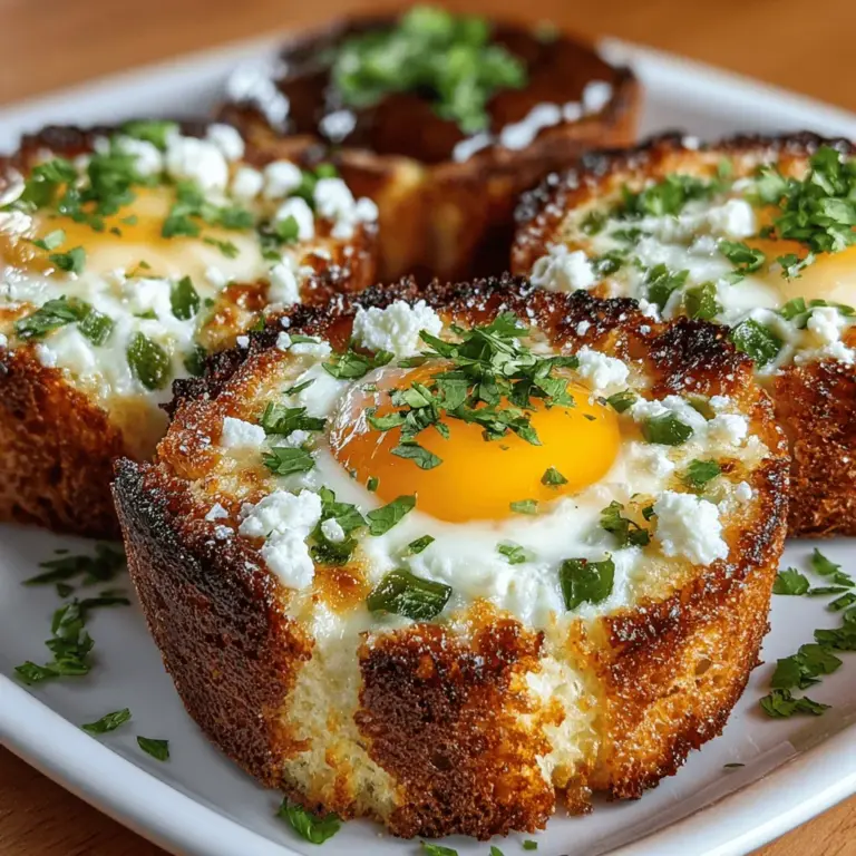 Creating the perfect Green Chili Cheesy Egg Toast Cups is a delightful culinary experience that combines flavor, texture, and creativity. Follow these detailed steps to ensure a successful outcome.