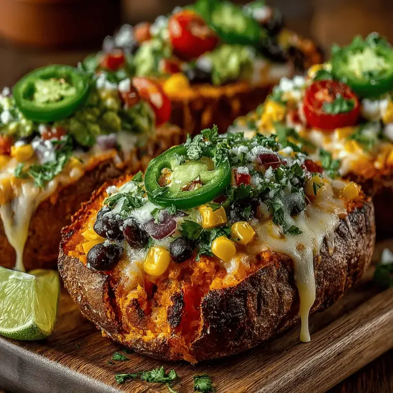 In recent years, the culinary world has embraced healthy eating without compromising on taste, and Sweet Potato Nacho Boats exemplify this delightful trend. This innovative recipe transforms the traditional nacho experience by using sweet potatoes as a base instead of the usual tortilla chips. Not only do these colorful vessels provide a unique flavor profile, but they also pack a nutritional punch, making them an ideal choice for health-conscious snackers and party hosts alike. Sweet Potato Nacho Boats combine the hearty sweetness of roasted sweet potatoes with a medley of toppings that cater to various dietary preferences, ensuring that everyone can enjoy this delicious dish.