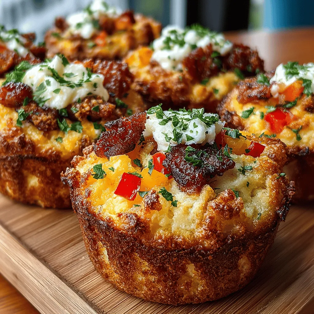 Mini Egg Muffin Bread Bowls are a delightful and versatile dish that can serve as the perfect breakfast or brunch option. These bite-sized creations combine the hearty goodness of bread with the rich, creamy texture of eggs, making them not only convenient but also satisfying. Imagine fluffy eggs mixed with gooey cheese and vibrant vegetables, all nestled inside a warm, toasty bread bowl. This dish is not just about taste; it also offers convenience for busy mornings or casual gatherings, allowing you to prepare a batch in advance and enjoy them throughout the week.