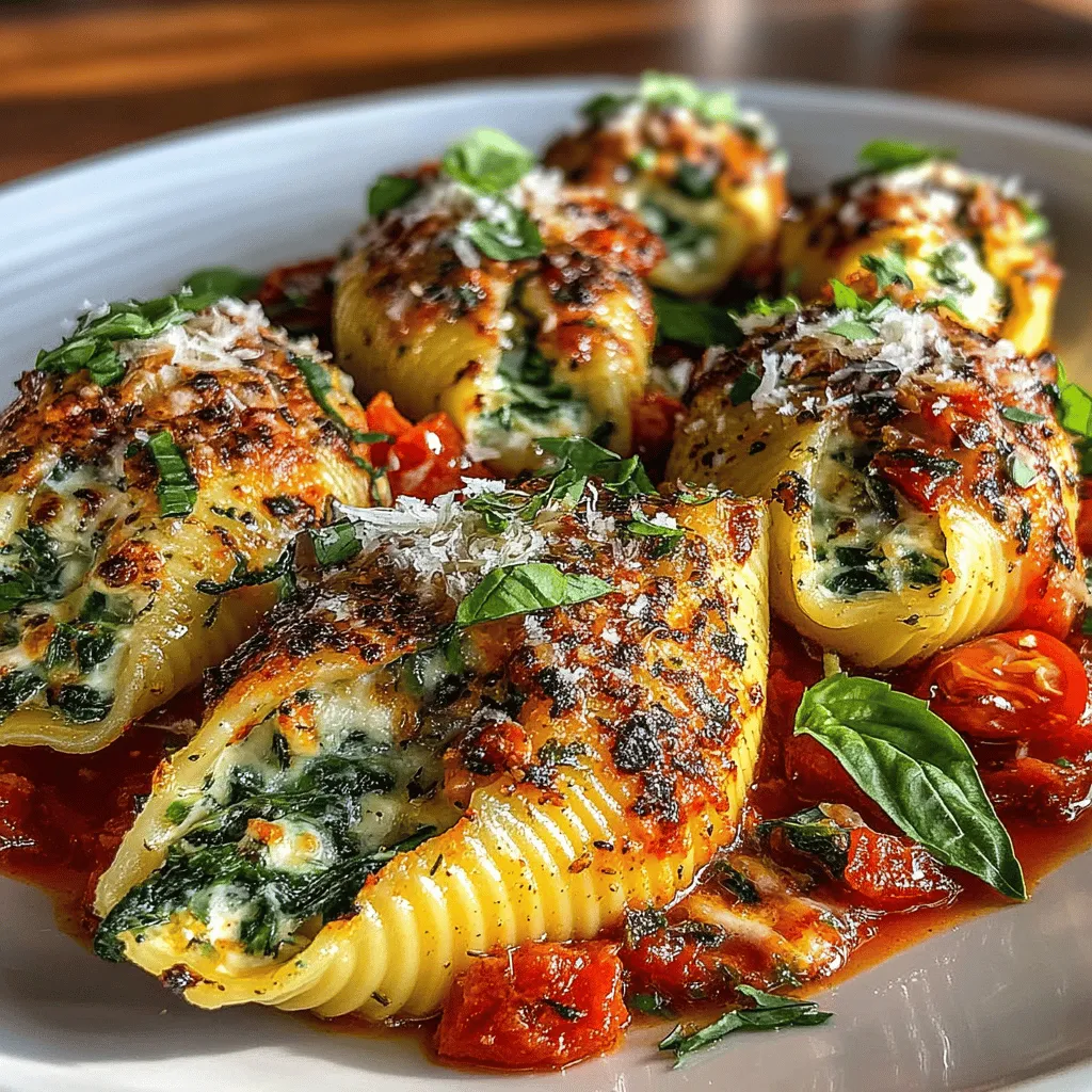 In the realm of comfort food, few dishes rival the satisfaction of a hearty plate of stuffed pasta shells. These delightful culinary creations offer the perfect balance of texture and flavor, making them a beloved choice for family meals. The Zucchini & Spinach Stuffed Shells recipe takes this concept a step further, incorporating nutritious vegetables and rich cheeses into the mix. This dish not only satisfies your cravings but also supports a healthy diet, making it an excellent option for those looking to enjoy a guilt-free indulgence.