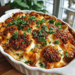 Cheesy Zucchini Delight is a heartwarming casserole that showcases the versatility of zucchini while delivering an indulgent, cheesy experience. This dish is not only a celebration of fresh ingredients but also a comforting meal that appeals to all ages. Zucchini, often underestimated, takes center stage in this recipe, providing a mild flavor and a wealth of nutritional benefits. The combination of rich cheeses, creamy textures, and a crispy breadcrumb topping makes this casserole a standout choice for family dinners, potlucks, or even casual gatherings with friends.