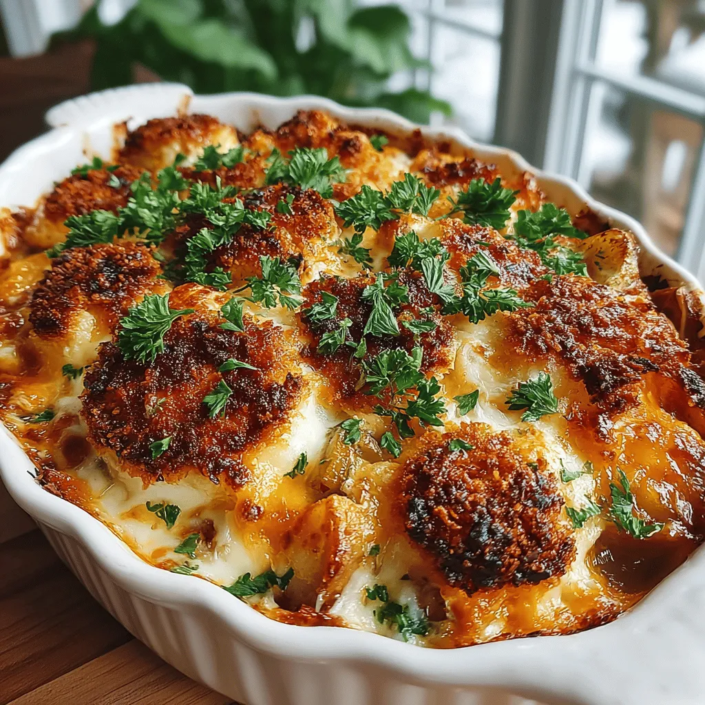 Cheesy Zucchini Delight is a heartwarming casserole that showcases the versatility of zucchini while delivering an indulgent, cheesy experience. This dish is not only a celebration of fresh ingredients but also a comforting meal that appeals to all ages. Zucchini, often underestimated, takes center stage in this recipe, providing a mild flavor and a wealth of nutritional benefits. The combination of rich cheeses, creamy textures, and a crispy breadcrumb topping makes this casserole a standout choice for family dinners, potlucks, or even casual gatherings with friends.