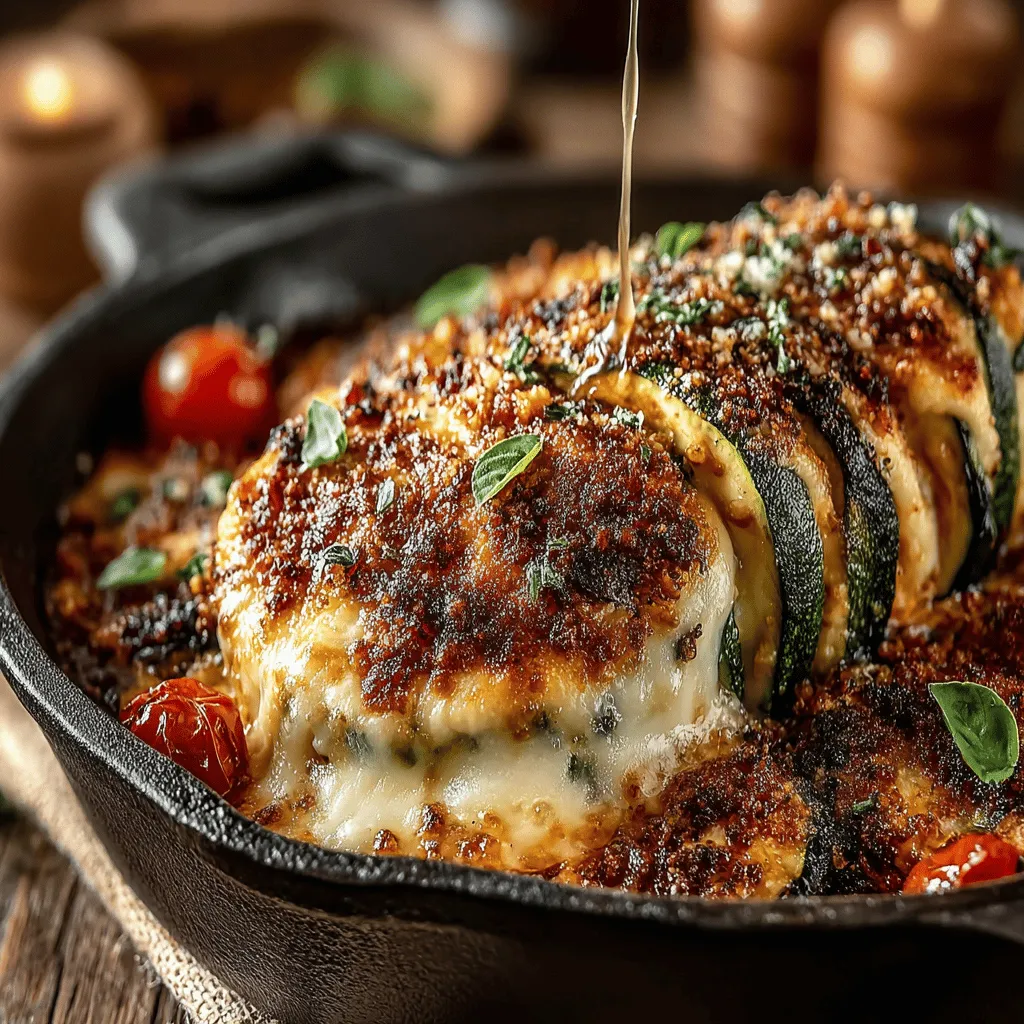 If you're on the lookout for a vibrant and hearty dish that celebrates the flavors of fresh vegetables, look no further than the Zesty Zucchini and Eggplant Bake. This wholesome recipe combines the earthy richness of eggplant with the light, slightly sweet flavor of zucchini, creating a satisfying dish that is as appealing to the eye as it is to the palate. Perfect for a family dinner or as a delightful side for any occasion, this bake embodies the essence of comfort food while remaining healthy and nutritious.