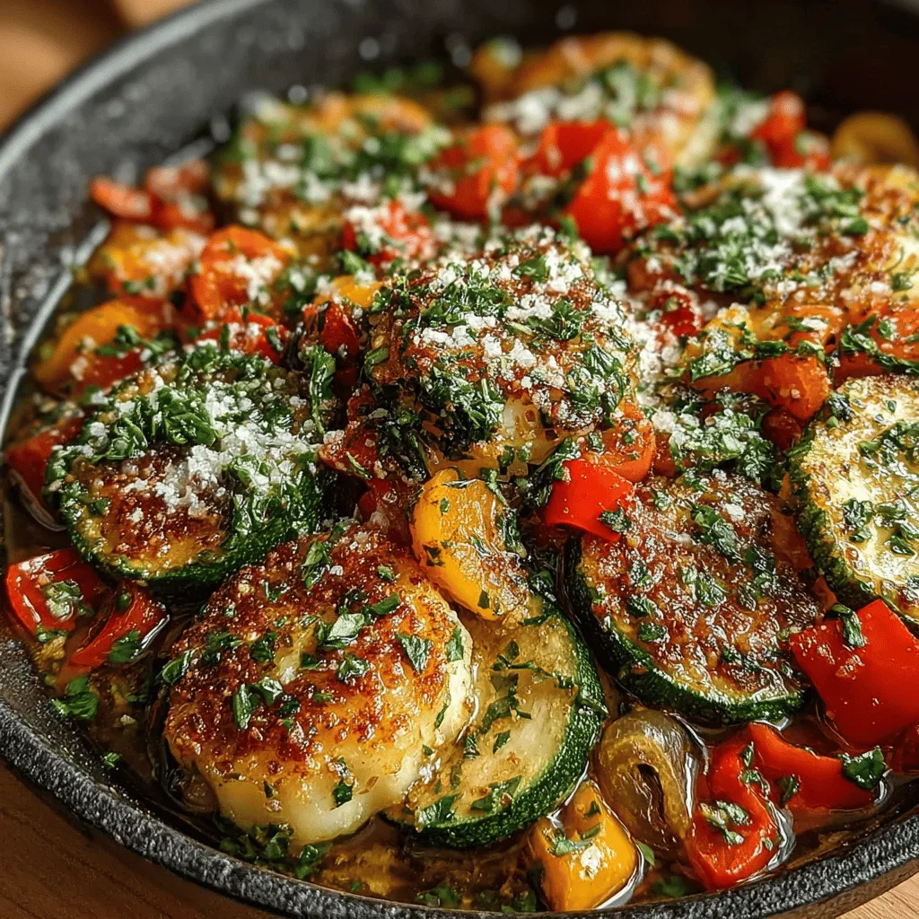 As you approach the final stages of your Zucchini & Tomato Summer Skillet, it's essential to ensure everything is well combined and perfectly cooked. Stir the ingredients gently to allow the flavors to meld while preventing the zucchini from becoming overly soft. The goal is to achieve a tender-crisp texture in the zucchini and a slightly softened yet still vibrant tomato.