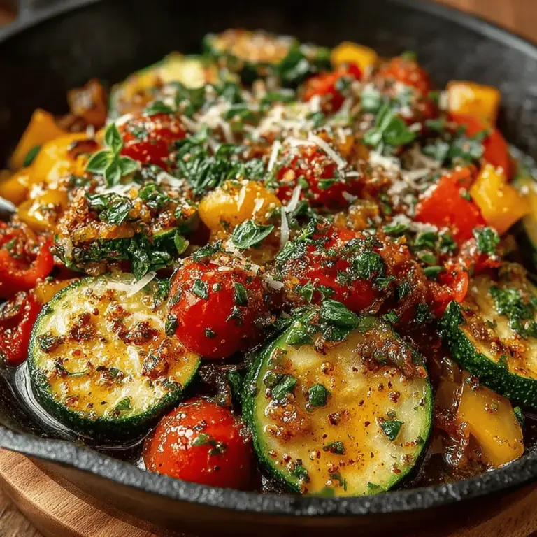 As you approach the final stages of your Zucchini & Tomato Summer Skillet, it's essential to ensure everything is well combined and perfectly cooked. Stir the ingredients gently to allow the flavors to meld while preventing the zucchini from becoming overly soft. The goal is to achieve a tender-crisp texture in the zucchini and a slightly softened yet still vibrant tomato.