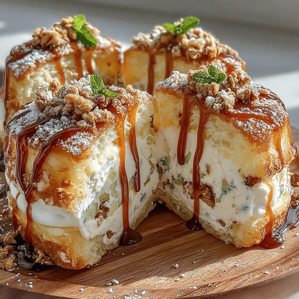 If you're searching for a dessert that combines the comforting flavors of apple pie with the refreshing qualities of frozen yogurt, look no further than Frozen Yogurt Apple Pie Donut Coins. This innovative dessert not only tantalizes the taste buds but also offers a unique presentation that is sure to impress friends and family alike. Imagine a warm, soft donut infused with the flavors of cinnamon-spiced apples, topped with creamy frozen yogurt, and presented as delightful coin-shaped treats. This recipe is perfect for summer gatherings, birthday parties, or simply as a fun family treat.