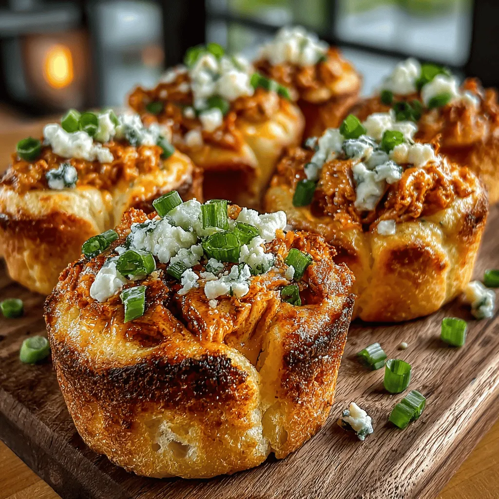 When it comes to appetizers that pack a punch, few flavors rival the boldness of buffalo chicken. This beloved flavor profile has become a staple in many gatherings, from casual get-togethers to spirited game day events. The heat from the buffalo sauce, combined with the savory richness of chicken, creates an irresistible combination that keeps everyone coming back for more. In this article, we’re excited to introduce a delightful twist on the classic buffalo chicken dish: Mini Buffalo Chicken Biscuit Rings. These bite-sized treats are not only delicious but also incredibly fun to eat, making them the perfect addition to your next party or a cozy night in.