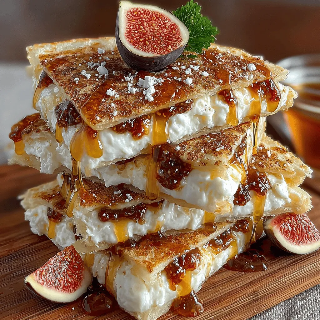 To create the perfect Sweet Fig Jam Quesadillas, it’s crucial to understand the key ingredients and their nutritional benefits. Let’s take a closer look at what goes into this delightful dish.