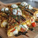 In the vibrant world of culinary fusion, the Neapolitan Quesadilla stands out as a delightful marriage of Italian and Mexican flavors. This dish combines the gooey goodness of melted cheese with fresh, aromatic notes of basil and tomato, all enveloped in a crispy tortilla. Perfect for a quick meal or an impressive appetizer, these quesadillas are sure to please cheese lovers and food enthusiasts alike. The Neapolitan Quesadilla captures the essence of both Italian comfort food and Mexican street fare, offering a unique culinary experience that is both familiar and innovative.