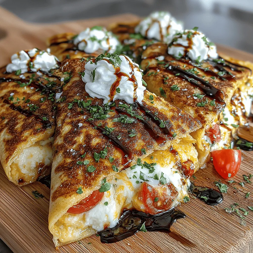 In the vibrant world of culinary fusion, the Neapolitan Quesadilla stands out as a delightful marriage of Italian and Mexican flavors. This dish combines the gooey goodness of melted cheese with fresh, aromatic notes of basil and tomato, all enveloped in a crispy tortilla. Perfect for a quick meal or an impressive appetizer, these quesadillas are sure to please cheese lovers and food enthusiasts alike. The Neapolitan Quesadilla captures the essence of both Italian comfort food and Mexican street fare, offering a unique culinary experience that is both familiar and innovative.