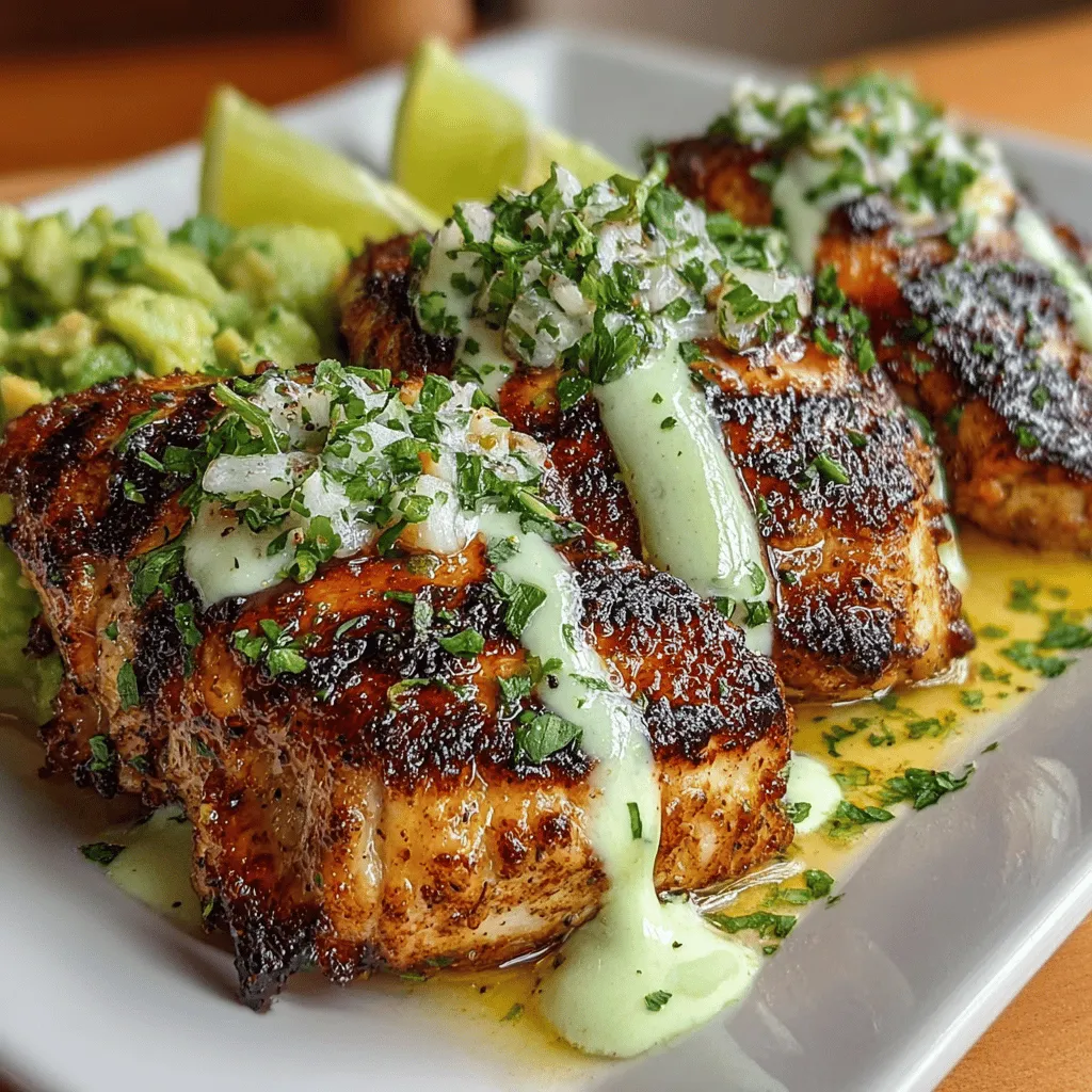 When it comes to creating a dish that is both healthy and bursting with flavor, Creamy Avocado Cilantro Lime Chicken stands out as a top contender. This delightful recipe combines tender chicken breasts with a luscious avocado sauce that is brightened by the zesty notes of lime and the fresh, herbaceous flavor of cilantro. Not only is this dish easy to prepare, making it suitable for weeknight dinners or special occasions, but it also packs a punch in terms of nutrition and taste.