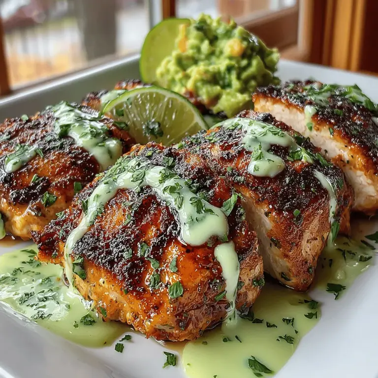 When it comes to creating a dish that is both healthy and bursting with flavor, Creamy Avocado Cilantro Lime Chicken stands out as a top contender. This delightful recipe combines tender chicken breasts with a luscious avocado sauce that is brightened by the zesty notes of lime and the fresh, herbaceous flavor of cilantro. Not only is this dish easy to prepare, making it suitable for weeknight dinners or special occasions, but it also packs a punch in terms of nutrition and taste.