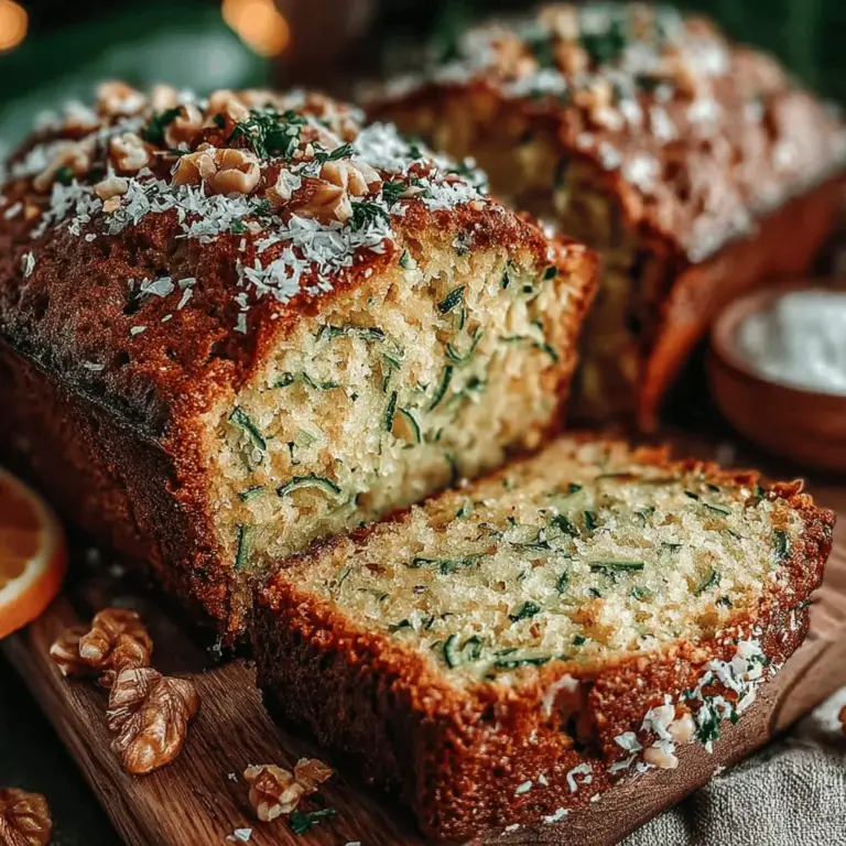 Zucchini bread has long been a beloved baked good, cherished for its moist texture, delightful flavor, and the way it cleverly disguises a healthy vegetable within a sweet treat. Originating from the need to utilize an abundant summer crop, this versatile bread has evolved into a staple in many kitchens, celebrated for its ability to balance indulgence with nutrition. As more people seek to incorporate healthier options into their diets without sacrificing flavor, zucchini bread has found a special place in the hearts of home bakers and food enthusiasts alike.