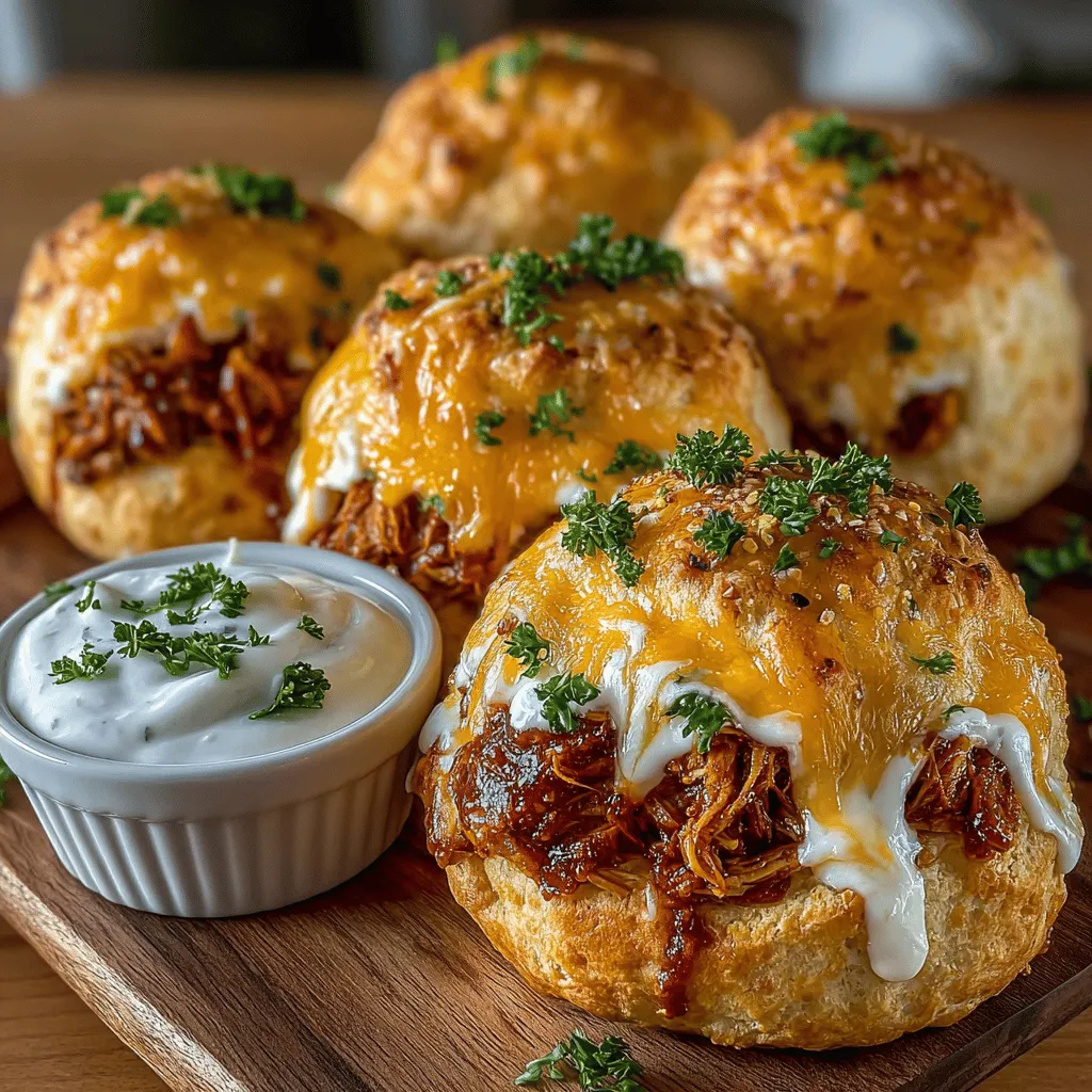 If you're on the hunt for a mouthwatering snack or an easy meal option, look no further than Mini BBQ Chicken Biscuit Bombs. These delectable little bites combine tender shredded chicken coated in tangy BBQ sauce, all enveloped in fluffy biscuit dough. They’re not only a crowd-pleaser but also incredibly versatile, making them perfect for casual gatherings, festive parties, or even a cozy family dinner at home. The appeal of these mini bombs lies in their unique combination of flavors and textures, ensuring that each bite is satisfying and bursting with taste.