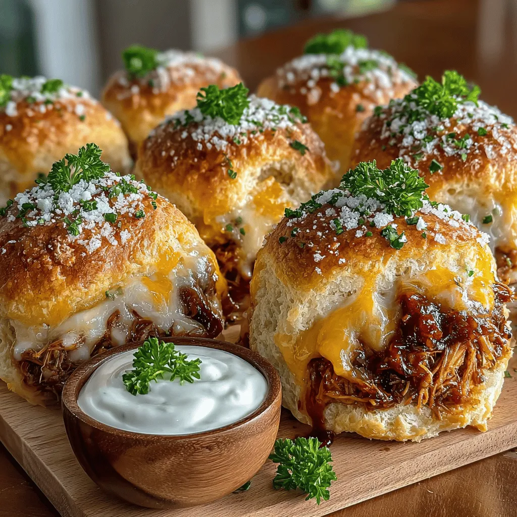 If you're on the hunt for a mouthwatering snack or an easy meal option, look no further than Mini BBQ Chicken Biscuit Bombs. These delectable little bites combine tender shredded chicken coated in tangy BBQ sauce, all enveloped in fluffy biscuit dough. They’re not only a crowd-pleaser but also incredibly versatile, making them perfect for casual gatherings, festive parties, or even a cozy family dinner at home. The appeal of these mini bombs lies in their unique combination of flavors and textures, ensuring that each bite is satisfying and bursting with taste.