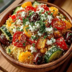 In recent years, the trend toward healthy eating has gained significant momentum, with more individuals embracing diets rich in whole foods, plant-based ingredients, and international flavors. Among the various culinary traditions that promote health and wellness, Mediterranean cuisine stands out for its emphasis on fresh vegetables, legumes, whole grains, and healthy fats. The Quinoa & Chickpea Mediterranean Bowl embodies the essence of this vibrant culinary style, offering a nutritious, versatile, and easy-to-make meal that is perfect for any occasion.