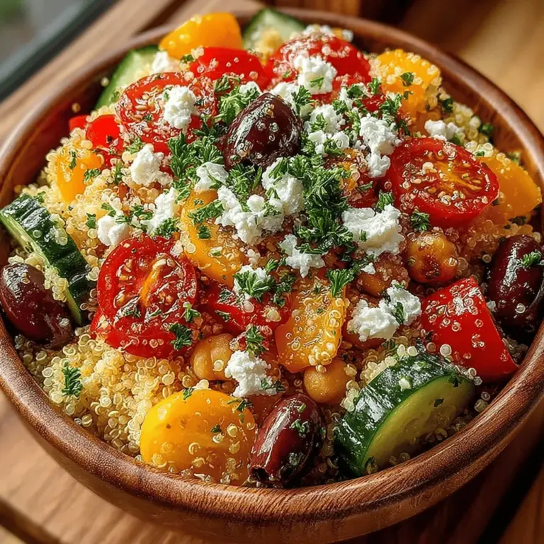 In recent years, the trend toward healthy eating has gained significant momentum, with more individuals embracing diets rich in whole foods, plant-based ingredients, and international flavors. Among the various culinary traditions that promote health and wellness, Mediterranean cuisine stands out for its emphasis on fresh vegetables, legumes, whole grains, and healthy fats. The Quinoa & Chickpea Mediterranean Bowl embodies the essence of this vibrant culinary style, offering a nutritious, versatile, and easy-to-make meal that is perfect for any occasion.