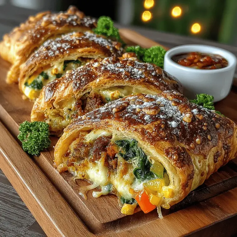 When it comes to crafting a meal that satisfies the palate while providing essential nutrients, few dishes can match the appeal of Spinach Delight Baked Egg Pockets. This recipe is a delightful fusion of flavors and textures, featuring tender spinach, savory eggs, and a crisp, golden-brown crust. Whether you're looking for a quick breakfast to kick-start your day, a satisfying lunch to fuel your afternoon, or a comforting dinner that brings the family together, these baked egg pockets are the ideal solution.