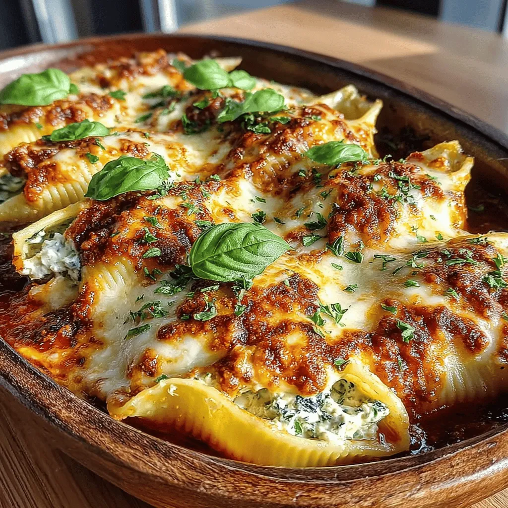 In the realm of comfort food, few dishes can rival the warmth and satisfaction offered by Cheesy Spinach-Stuffed Shells. This delightful recipe combines the rich flavors of creamy cheeses, fresh spinach, and savory marinara to create a meal that is perfect for family dinners, gatherings, or simply a cozy night in. The appeal of Cheesy Spinach-Stuffed Shells goes beyond just taste; it embodies the essence of homemade cooking, where each bite tells a story of careful preparation and love for food. Whether you’re a seasoned cook or a beginner in the kitchen, this dish invites you to experience the joy of creating something delicious from scratch.