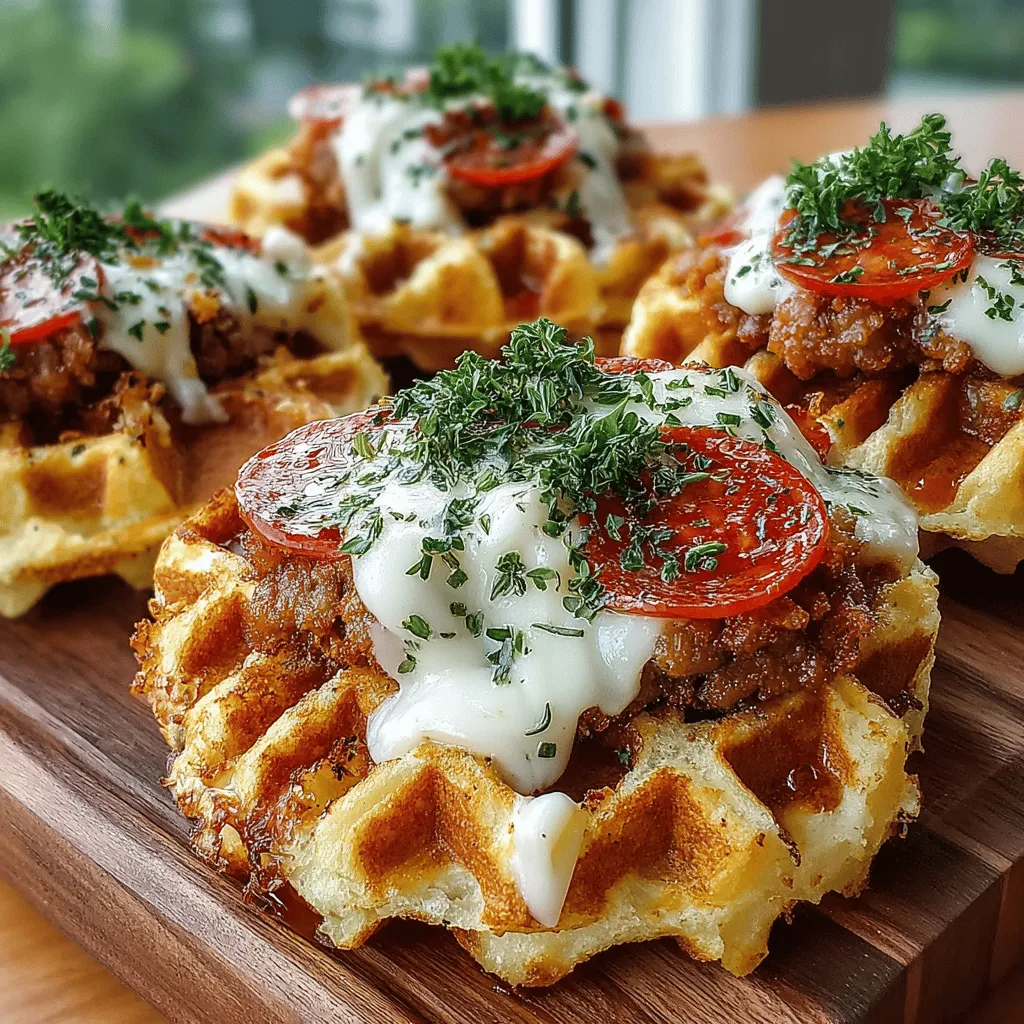 Mini Sausage Pizza Waffle Sliders represent a delightful culinary innovation, merging the comforting essence of breakfast with the iconic flavors of classic pizza. These sliders are not only versatile but also incredibly appealing, making them an ideal choice for a wide range of occasions. Whether you are planning a vibrant brunch with friends, a fun family dinner, or simply looking to indulge in a creative snack, these sliders promise to deliver satisfaction and delight with every bite. In this article, we will guide you through the process of creating these delicious mini sliders, providing insights into the ingredients, preparation steps, and assembly techniques that will help you impress your guests and satisfy your cravings.