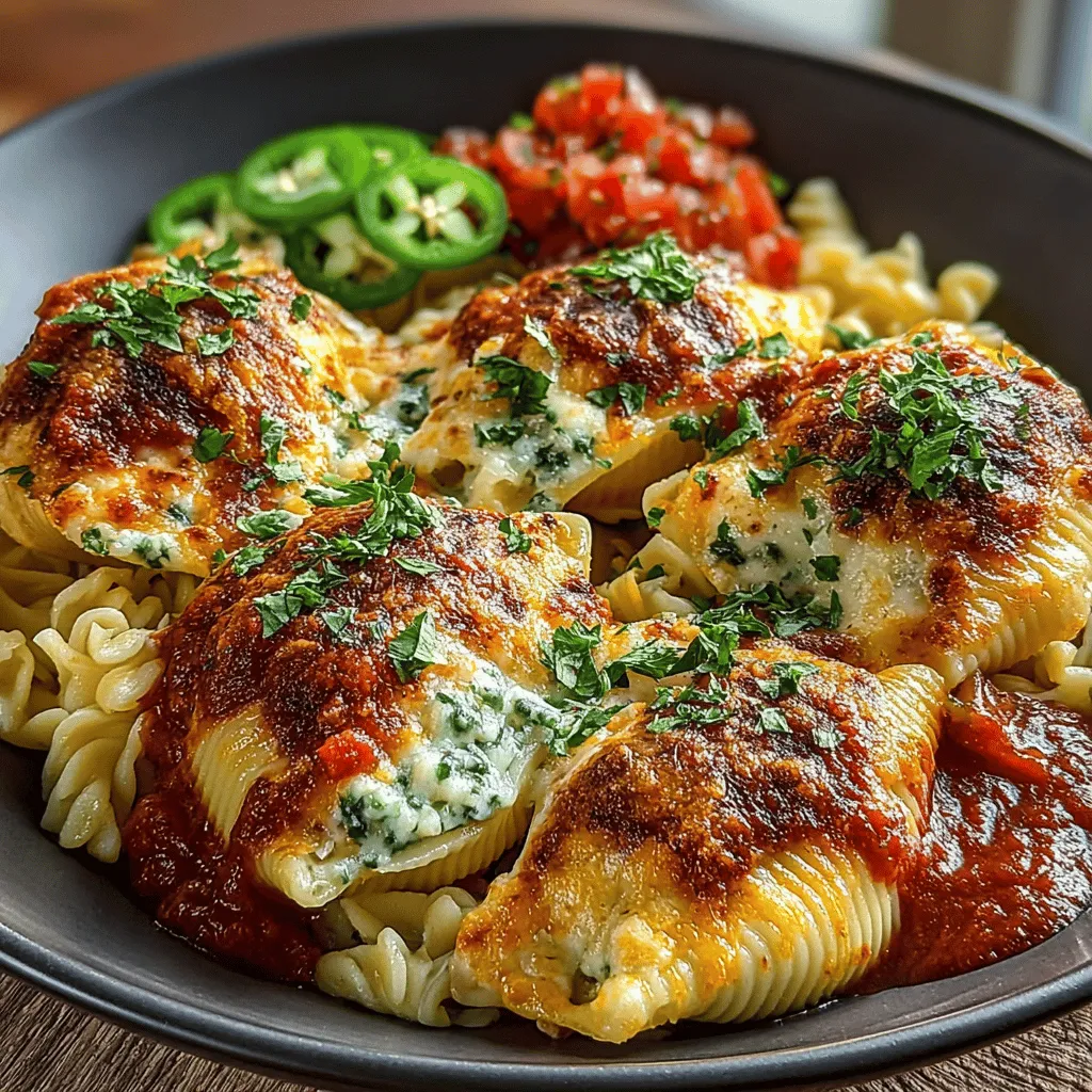 Cheesy Hatch Chili Pasta Pockets are an innovative dish that masterfully blends the creamy, rich flavors of cheese with the distinctive, zesty kick of Hatch green chilies. This comforting recipe encapsulates the essence of Southwestern cuisine, making it perfect for family dinners, casual gatherings, or as a delightful option for meal prep. With a satisfying filling wrapped in tender pasta shells, these pockets are not only a treat for the taste buds but also an enticing visual presentation for any dining table.