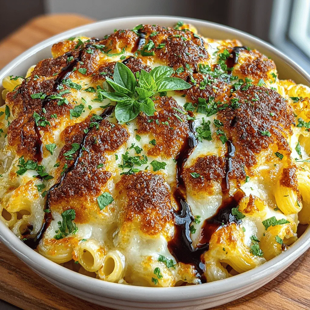 Balsamic Bliss Mac & Cheese is a delightful twist on the classic comfort food that many of us adore. This innovative recipe combines the creamy, indulgent qualities of traditional macaroni and cheese with the vibrant, tangy notes of balsamic vinegar, creating a dish that is both comforting and sophisticated. Whether you’re looking for a heartwarming weeknight dinner or a standout side dish for a special occasion, Balsamic Bliss Mac & Cheese is sure to impress.