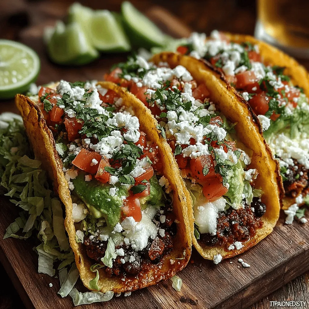 Tacos are more than just a meal; they are a vibrant celebration of culture, community, and flavor. Originating from Mexico, tacos have gained worldwide acclaim for their versatility and the ability to adapt to a range of tastes and dietary preferences. Whether you enjoy them soft or crispy, filled with meat or vegetables, tacos offer endless possibilities for culinary creativity. Among the many variations, the Spicy Delight: Green Chili Black Bean Tacos stand out as a flavorful and nutritious option that caters to both meat-lovers and herbivores alike.