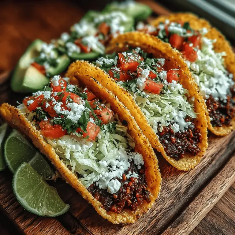 Tacos are more than just a meal; they are a vibrant celebration of culture, community, and flavor. Originating from Mexico, tacos have gained worldwide acclaim for their versatility and the ability to adapt to a range of tastes and dietary preferences. Whether you enjoy them soft or crispy, filled with meat or vegetables, tacos offer endless possibilities for culinary creativity. Among the many variations, the Spicy Delight: Green Chili Black Bean Tacos stand out as a flavorful and nutritious option that caters to both meat-lovers and herbivores alike.