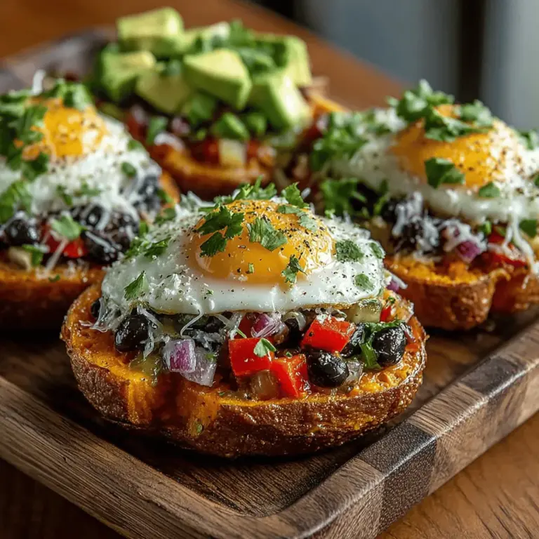 Breakfast is often heralded as the most important meal of the day, setting the tone for our health and energy levels. In the quest for a nutritious and satisfying morning meal, the Mini Sweet Potato Breakfast Boats stand out as a delicious and wholesome option. This innovative dish marries the natural sweetness of sweet potatoes with protein-rich eggs and a medley of vibrant vegetables, creating a breakfast that not only delights the taste buds but also fuels the body for the day ahead.