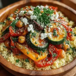 Mediterranean Veggie and Couscous Bowls are a vibrant and nutritious dish that perfectly encapsulates the essence of Mediterranean cuisine. This recipe combines a colorful array of fresh vegetables with fluffy couscous, creating a meal that's not only visually appealing but also packed with flavor and health benefits. The Mediterranean diet is renowned for its emphasis on fresh ingredients, healthy fats, and balanced nutrition, making these bowls an excellent choice for anyone looking to enhance their meal plans. Whether you're a vegetarian, a health-conscious individual, or simply someone who enjoys delicious food, this dish provides a light yet filling option that can be enjoyed for lunch, dinner, or even as a meal prep option for the week.