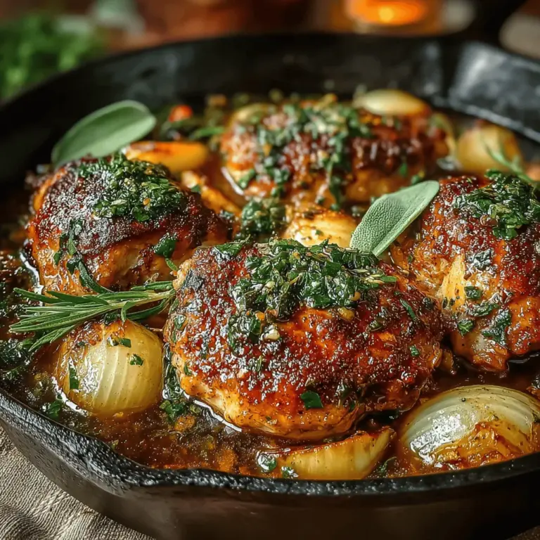 As the leaves begin to turn and the air fills with the crispness of autumn, there’s an undeniable shift in our culinary cravings. Cozy autumn cooking is all about embracing the warm, hearty flavors that echo the beauty of the season. Among the myriad of dishes that evoke the essence of fall, the Cozy Autumn Apple & Sage Chicken Skillet stands out as a perfect representation. This dish beautifully marries tender chicken with the sweetness of apples and the earthy notes of sage, crafting a meal that is not only satisfying but also vibrant with seasonal flair.