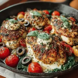 In the culinary landscape where quick yet satisfying meals reign supreme, the Charcuterie Chicken Skillet emerges as a standout choice, combining a delightful fusion of flavors, textures, and colors that captivate the palate. This innovative dish harmonizes tender chicken breasts with an assortment of charcuterie, fresh vegetables, and indulgent cheese, making it an irresistible option for busy weeknights or a leisurely weekend dinner. What sets the Charcuterie Chicken Skillet apart is not just its mouthwatering taste but also its simplicity—allowing anyone to bring a gourmet vibe to their dining table without requiring extensive culinary expertise.