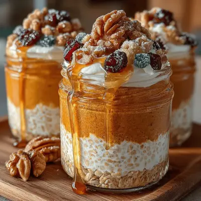 Cozy Pumpkin Spice Overnight Oats