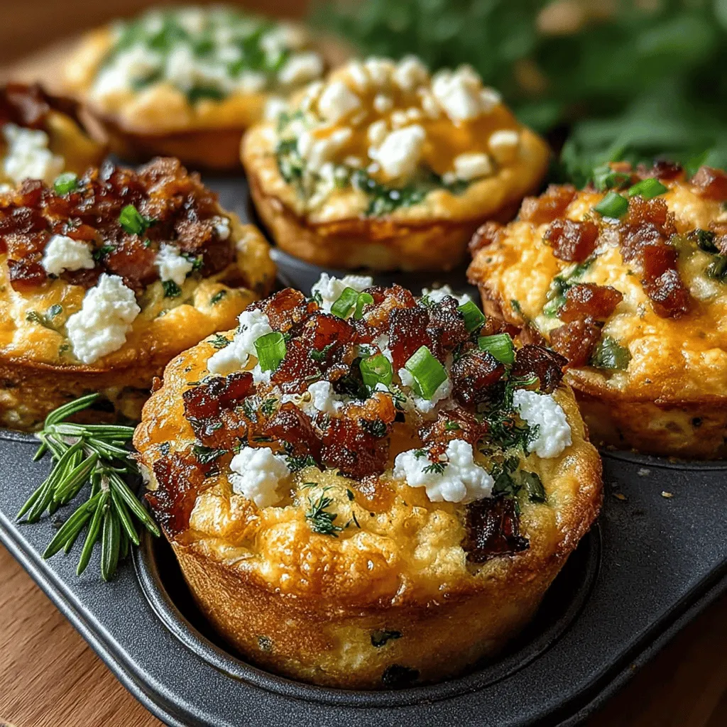In a world where breakfast is often relegated to quick, sugary options or the same old routine, the Charcuterie Board Breakfast Muffins present a delightful twist that invites both creativity and flavor into your morning meal. Imagine the classic charcuterie board – a beautiful spread of cured meats, artisan cheeses, and fresh accompaniments – all encapsulated in a convenient, portable muffin. These muffins are not only perfect for busy mornings but also make an impressive centerpiece for brunch gatherings or a savory snack option throughout the day. With the perfect balance of hearty meats, rich cheeses, and a hint of freshness, they are a unique culinary creation that promises to tantalize your taste buds.