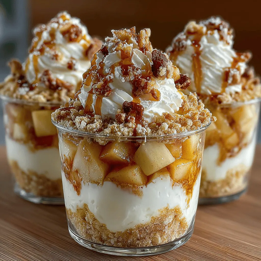 To elevate the flavor profile of your Cinnamon Apple Yogurt Swirl Cups, the addition of honey and vanilla is essential. Begin by drizzling about two tablespoons of pure honey into your yogurt base. Honey not only sweetens the yogurt naturally but also adds a floral note that complements the spiced apples beautifully. If you prefer a less intense sweetness or wish to reduce the sugar content, feel free to adjust the amount of honey to suit your taste.