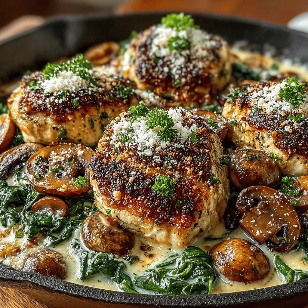 When it comes to quick and satisfying weeknight dinners, the Creamy Mushroom Chicken Skillet stands out as a beloved favorite among home cooks. This dish combines tender chicken breasts, earthy mushrooms, and a luscious creamy sauce, delivering a comforting meal that pleases both the palate and the soul. With its rich texture and savory flavors, this recipe not only satisfies hunger but also brings a touch of gourmet dining to your kitchen without the fuss.