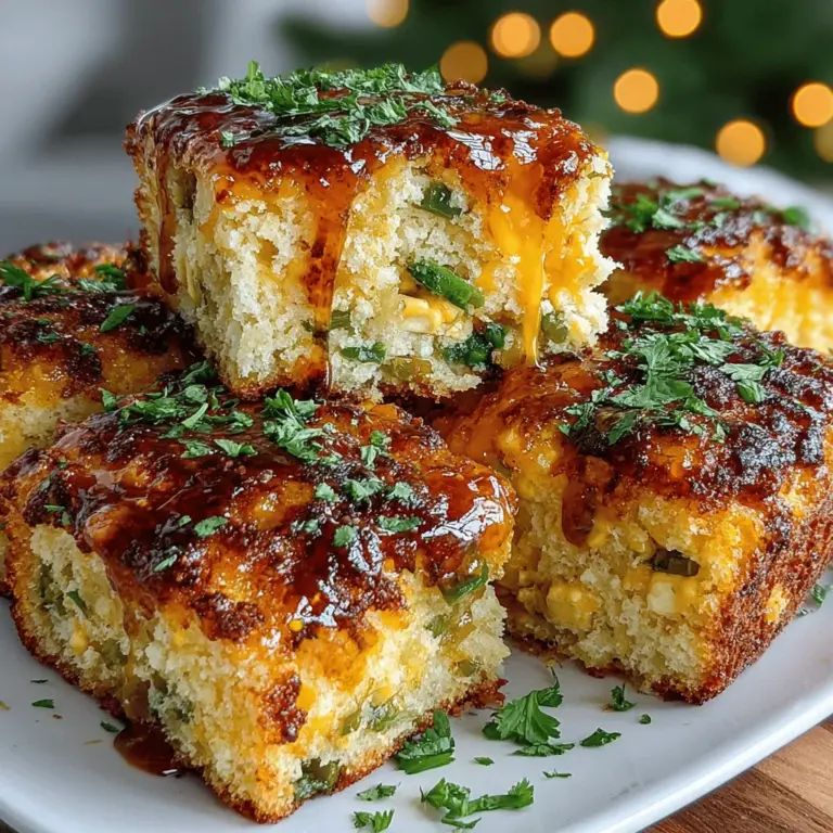 Explore the delightful world of cornbread with our Spicy Hatch Chili Cornbread Bake. This unique twist on a classic dish combines the sweetness of honey, the creaminess of buttermilk, and the vibrant flavor of Hatch green chilies, making it the perfect side dish or snack for any gathering. Whether you're a seasoned cook or a beginner in the kitchen, this recipe is straightforward and sure to impress. Cornbread has long been a beloved staple in American cuisine, particularly in the Southern and Southwestern regions, where its comforting nature and versatility shine. Our Spicy Hatch Chili Cornbread Bake elevates this traditional dish by infusing it with an exciting kick that will tantalize your taste buds and keep your guests coming back for more.