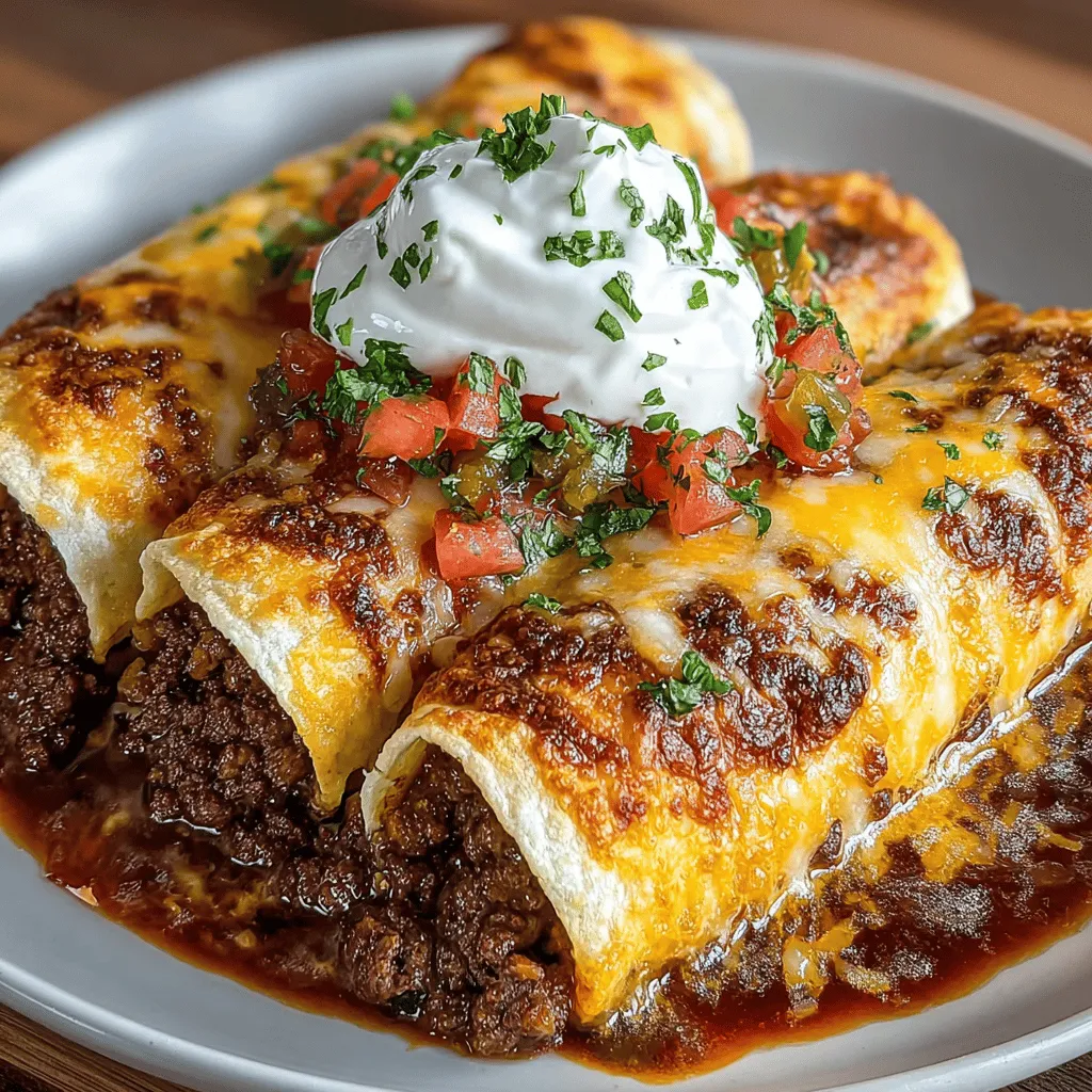 When it comes to the rich tapestry of Mexican cuisine, few dishes resonate as deeply as enchiladas. These delightful rolled tortillas, filled with savory ingredients and smothered in a zesty sauce, have captured the hearts of food lovers around the globe. The Spicy Beef Enchiladas Delight takes this cherished classic and elevates it with a harmonious blend of spices and flavors that bring just the right amount of heat, making it a favorite among families and friends alike. Whether you’re preparing for a bustling family dinner or looking for a dish to impress at your next gathering, these enchiladas offer an irresistible combination of warmth and richness that’s perfect for any occasion.