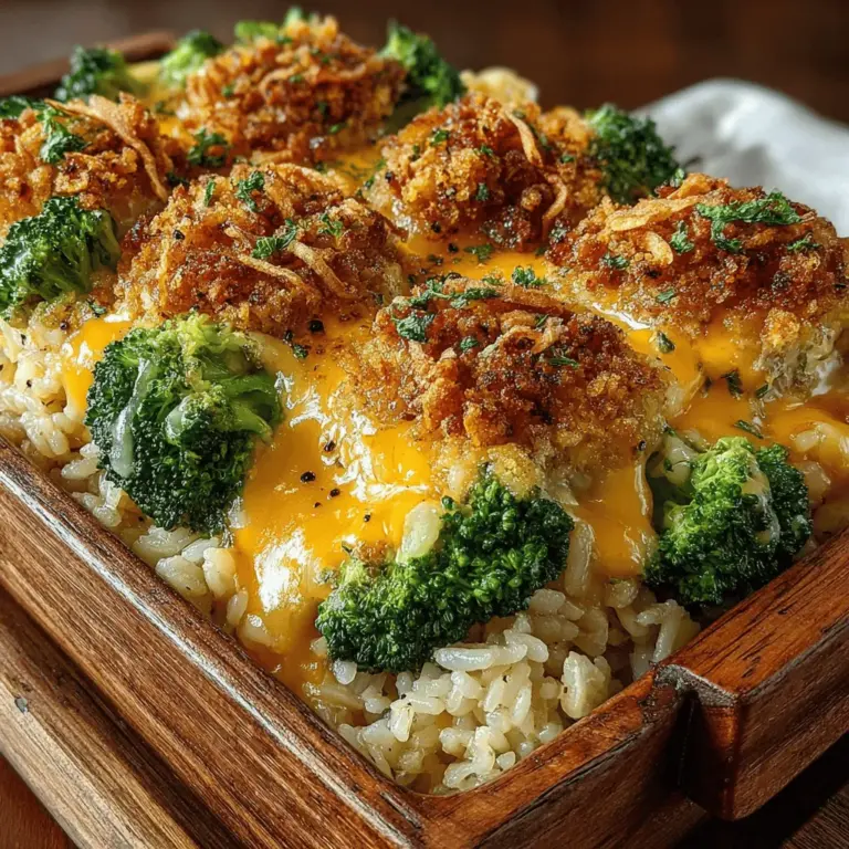Casseroles have long been a beloved staple in kitchens across the globe, cherished for their ability to bring comfort and warmth to the dinner table. These one-dish meals not only provide a satisfying way to combine a variety of ingredients but also offer the convenience of easy preparation and cleanup. Among the myriad of casserole recipes, the Cheesy Broccoli Rice Casserole stands out as a delightful blend of flavors and textures, making it a perfect option for busy weeknights or family gatherings.