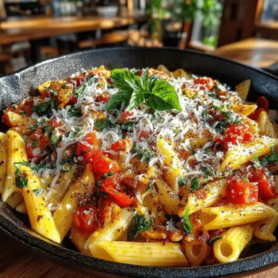 One-Pan Creamy Tomato Basil Pasta